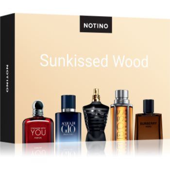 Beauty Discovery Box Notino Sunkissed Wood set pentru bărbați