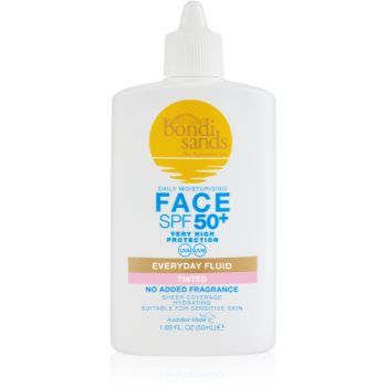 Bondi Sands SPF 50+ Everyday Face Fluid Fluid nuantator cu textura usoara faciale