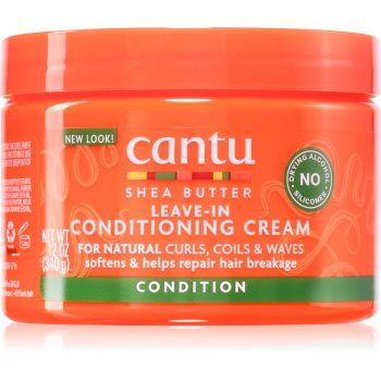 CANTU Shea Butter Leav-In Cond Cream balsam (nu necesita clatire) pentru par ondulat si cret