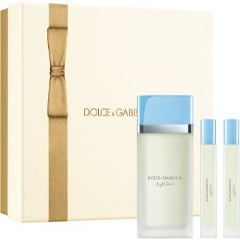 Dolce&Gabbana Light Blue EDT Trio Gift Set NEW set cadou pentru femei