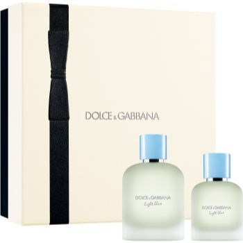 Dolce&Gabbana Light Blue Pour Homme EDT Duo Gift Set NEW set cadou pentru bărbați