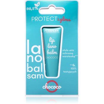 FlosLek Laboratorium Protect & Gloss Lip Lanobalm balsam intens pentru buze