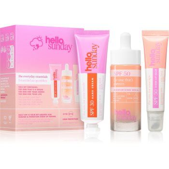 hello sunday the everyday essentials set pentru piele radiantă