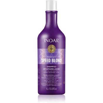 INOAR Absolut Speed Blond șampon pentru păr blond neutralizeaza tonurile de galben