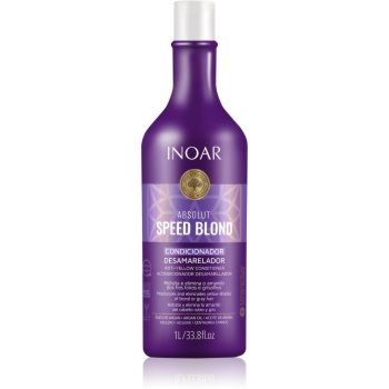 INOAR Absolut Speed Blond balsam pentru păr blond neutralizeaza tonurile de galben