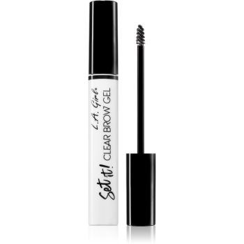 L.A. Girl Cosmetics Set It Gel de fixare transparent pentru sprâncene