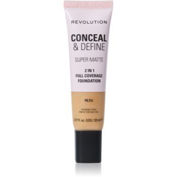 Makeup Revolution Conceal & Define machiaj cu efect matifiant