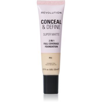 Makeup Revolution Conceal & Define machiaj cu efect matifiant
