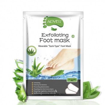 Masca Exfolianta pentru Picioare tip Soseta cu Aloe Vera, Reparare Profunda