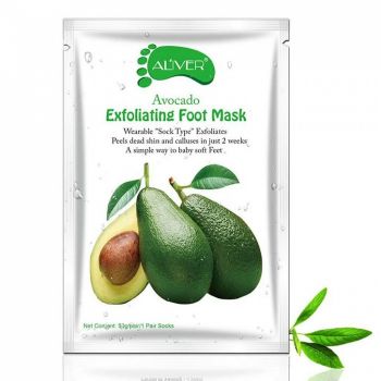 Masca Exfolianta pentru Picioare tip Soseta cu Avocado, Reparare Profunda