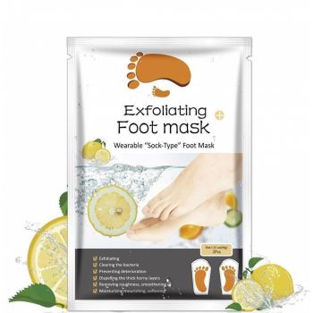 Masca Exfolianta pentru Picioare tip Soseta cu Lamaie, Reparare Profunda