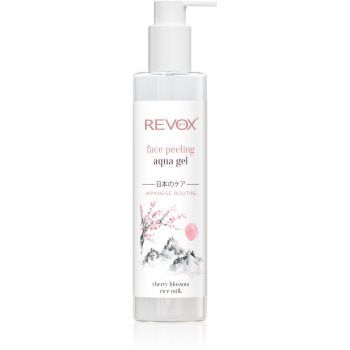 Revox B77 Japanese Routine Face Peeling Aqua Gel curatare usoara dupa exfoliere faciale