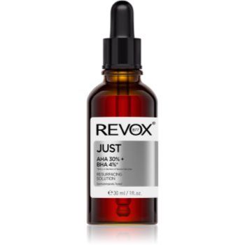 Revox B77 JUST AHA 30% + BHA 4% ser exfoliant de netezire pentru definirea pielii