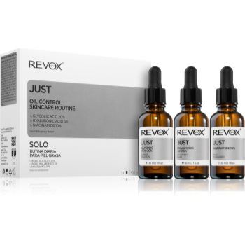 Revox B77 JUST Oil Control Skincare Routine set pentru ten gras