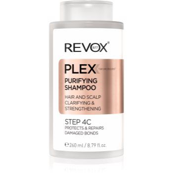 Revox B77 PLEX Purifying Shampoo. Step 4C sampon pentru curatare pentru întărirea părului deteriorat