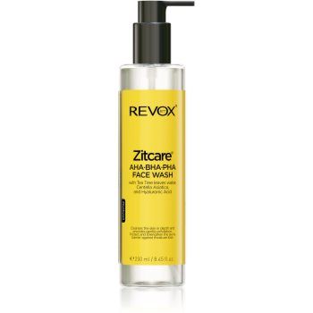 Revox B77 Zitcare AHA BHA PHA Face Wash gel de curățare blând cu efect de exfoliere