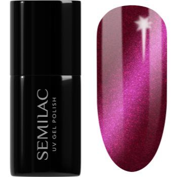 Semilac UV Hybrid Silk Effect unghii cu gel folosind UV / lampă cu LED