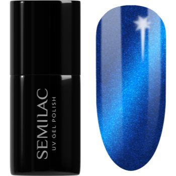 Semilac UV Hybrid Silk Effect unghii cu gel folosind UV / lampă cu LED