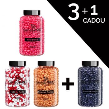 Set 3+1 Gratuit Ceara Epilat Elastica SensoPRO Milano Mix Pack, 400g