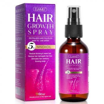 Spray Premium cu Minoxidil pentru Stimularea Foliculilor de Par si Crestere Rapida, NOVA KISS  , 60 ml
