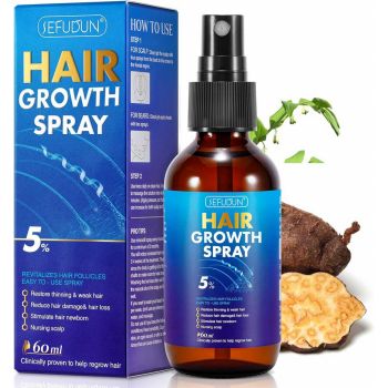 Spray Premium pentru Cresterea Rapida a Parului cu Minoxidil si Extracte din Ierburi, NOVA KISS  , 60 ml