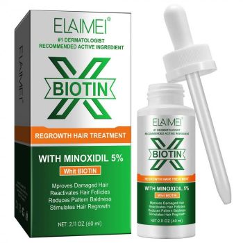 Tratament pentru Cresterea si Regenerarea Parului cu Minoxidil si Biotina, NOVA KISS  , 60 ml
