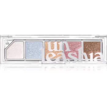 Unleashia Mood Shower Face Palette paletă cu farduri de ochi și iluminator