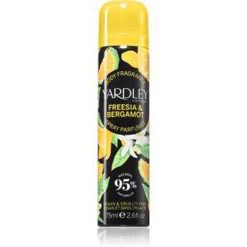 Yardley Freesia & Bergamot spray pentru corp pentru femei
