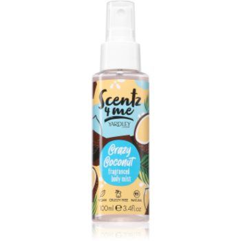 Yardley Scentz 4 Me Crazy Coconut Body Mist pentru femei