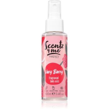 Yardley Scentz 4 Me Very Berry Body Mist pentru femei