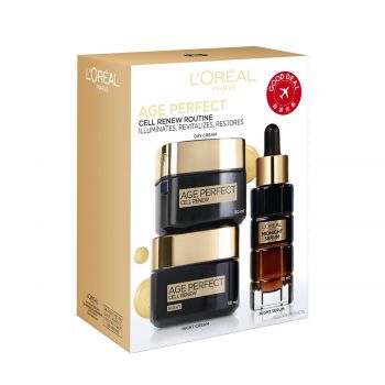 Age perfect cell renew  face care set  130 ml