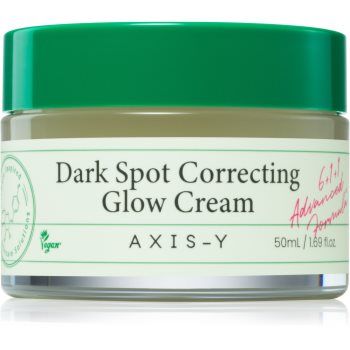 AXIS-Y 6+1+1 Advanced Formula Dark Spot Correcting Glow Cream gel crema hidratant pentru piele cu hiperpigmentare