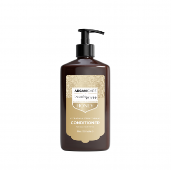Balsam hidratant si fortifiant, cu ulei de argan & miere, Honey, Arganicare beaute privee, 400 ml