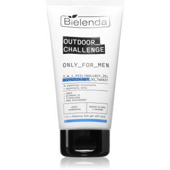 Bielenda Only For Men Outdoor Challenge gel de curatare exfoliant faciale