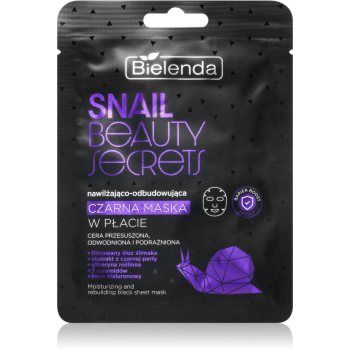 Bielenda Snail Beauty Secrets mască textilă hidratantă pentru piele uscata si iritata