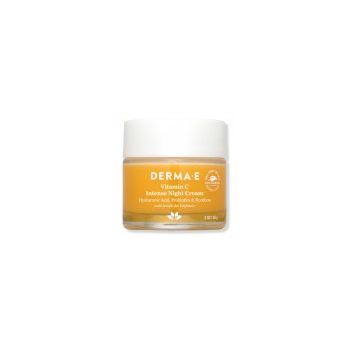Crema de Fata, Derma-E, Intense Night Cream, cu Vitamina C si Acid Hialuronic, Ofera Hidratare si Luminozitate Pielii, 56gr