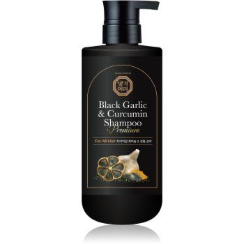 DAENG GI MEO RI Black Garlic & Curcumin Shampoo Sampon de restaurare in profunzime pentru întărirea și creșterea părului