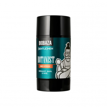 Deodorant stick cu ulei de bergamota & busuioc si extract de salvie, Botanist, BIOBAZA GENTLE[MEN], 50 ml