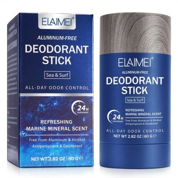 Deodorant Stick fara Aluminiu si fara Alcool, Sea  Surf, 24h Protectie, Barbati, 80 g
