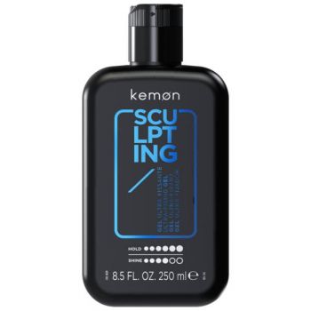 Gel cu Fixare Puternica si Efect Umed - Kemon Style Sculpting Gel, 250 ml