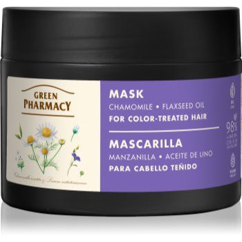 Green Pharmacy Chamomile Mask Mască intens nutritivă pentru păr uscat și poros