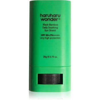 Haruharu Wonder Black Bamboo Daily Soothing Sun Shield baton cu protectie solara cu efect calmant