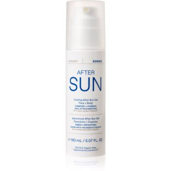 Korres Yoghurt After Sun gel racoritor dupa expunerea la soare pentru fata si corp