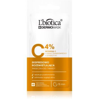 L’biotica DermoMask C 4% masca pentru albirea tenului