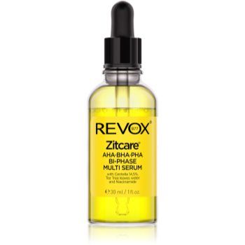 Revox B77 Zitcare AHA BHA PHA Bi-Phase Multi Serum ser bifazic pentru netezirea și matifierea tenului Revox B77 Zitcare AHA BHA PHA Bi-Phase Multi Serum ser bifazic pentru netezirea și matifierea tenului