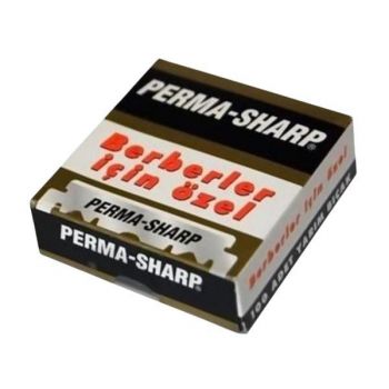 Rezerve lame de ras Perma Sharp Professional, pentru brici cu lama interschimbabila, 100 bucati