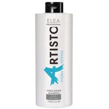 Sampon hidratare intensa pentru par uscat si deteriorat Hydra Intense Elea Professional Artisto, 1000 ml