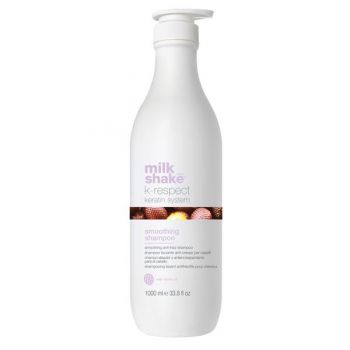 Sampon pentru Netezire cu Keratina - Milk Shake K-Respect Keratin System Smoothing Shampoon, 1000 ml