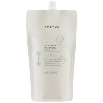 Sampon pentru Volum - Kemon Actyva Volume e Corposità Shampoo Pouch Bag, varianta 2025, 500 ml