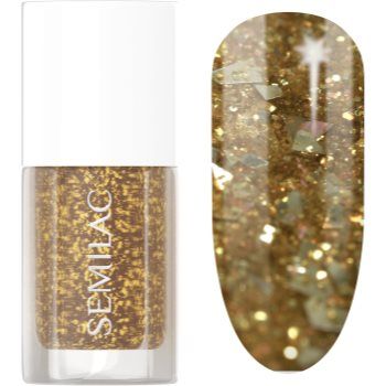 Semilac Glitter Nails lac de unghii cu efect de oglindă